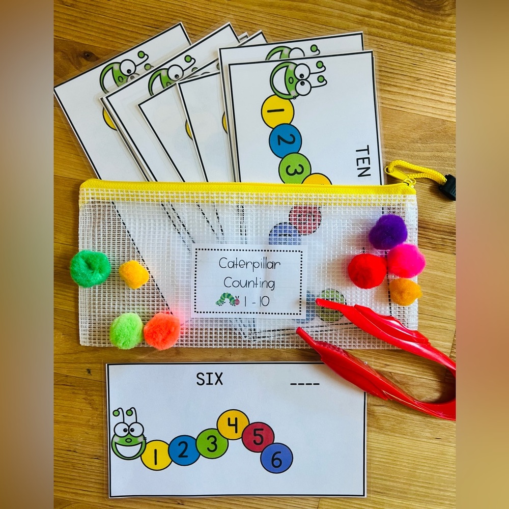 Caterpillar Counting Learning Set